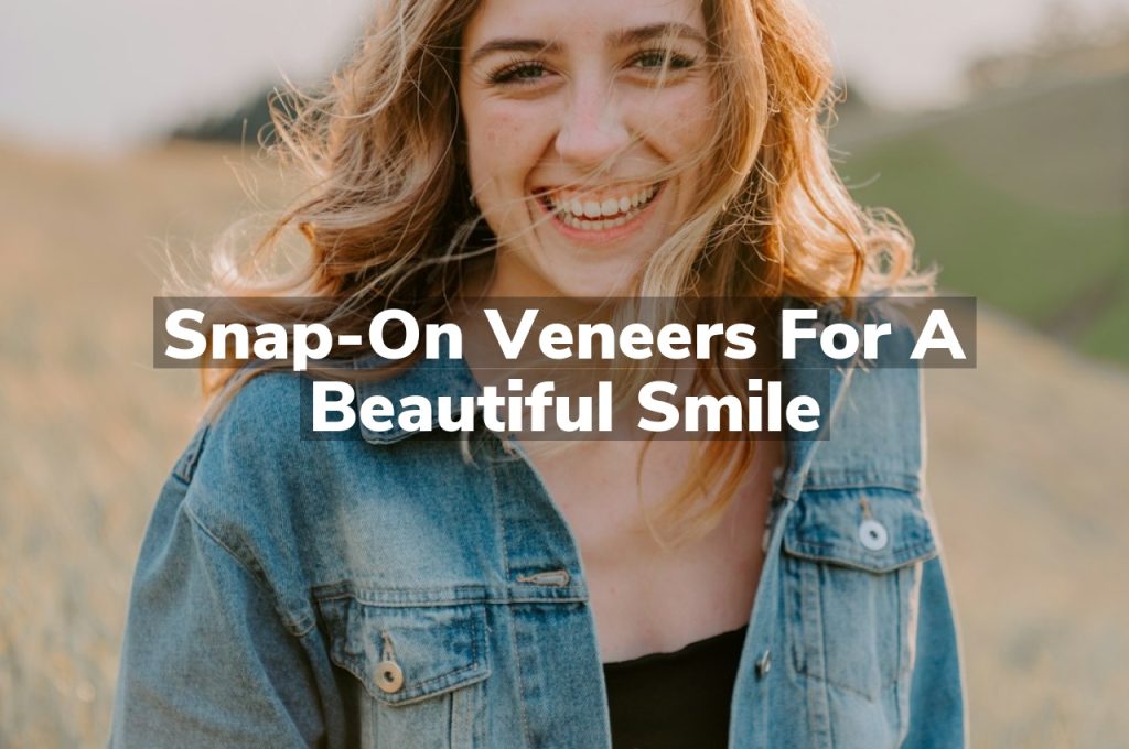 Snap-On Veneers for a Beautiful Smile